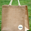 sac cabas en toile de jute personnalisable