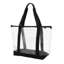 sac cabas en PVC transparent